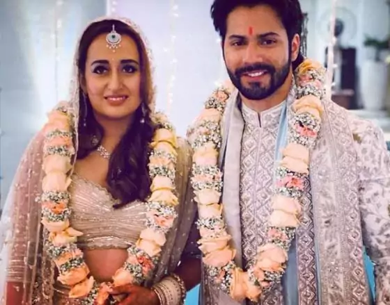 Varun Dhawan and Natasha Dalal's wedding pictures circulated around the web